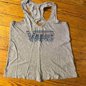 Vans Open Back Aztec Logo Tank Top